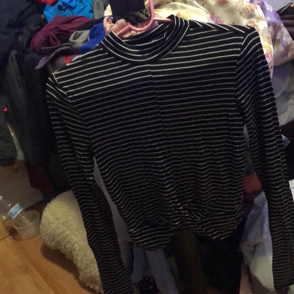 Striped Turtleneck